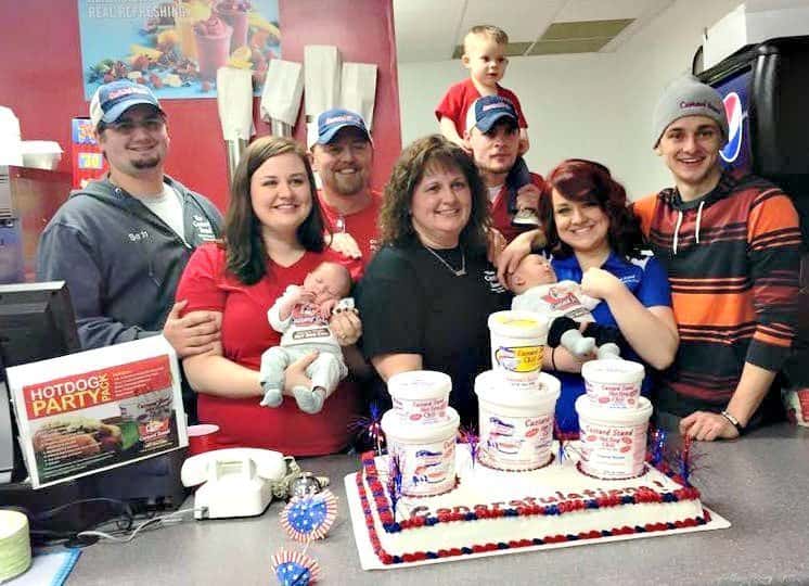 The Cowger Family during SHARK TANK Watch Party on Feb. 21