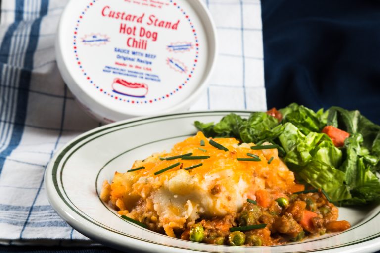 Custard Stand Chili Cottage Pie