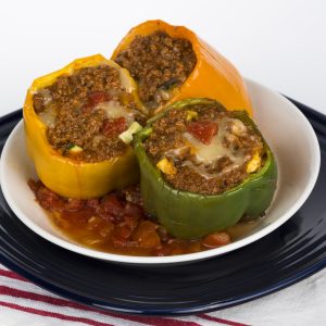 Custard Stand Chili Stuffed Peppers