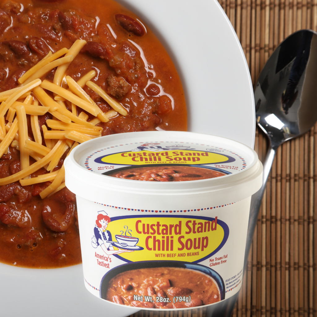 Custard Stand Chili Soup with Beef & Beans