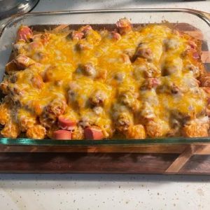 tater tot chili bake